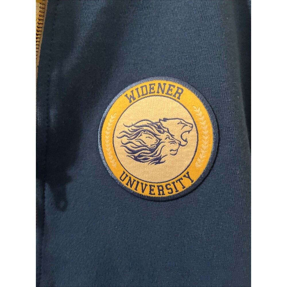 School House Women's Raglan Zip Up Hoodie Sweatshirt Widener University Size L - Picture 2 of 9